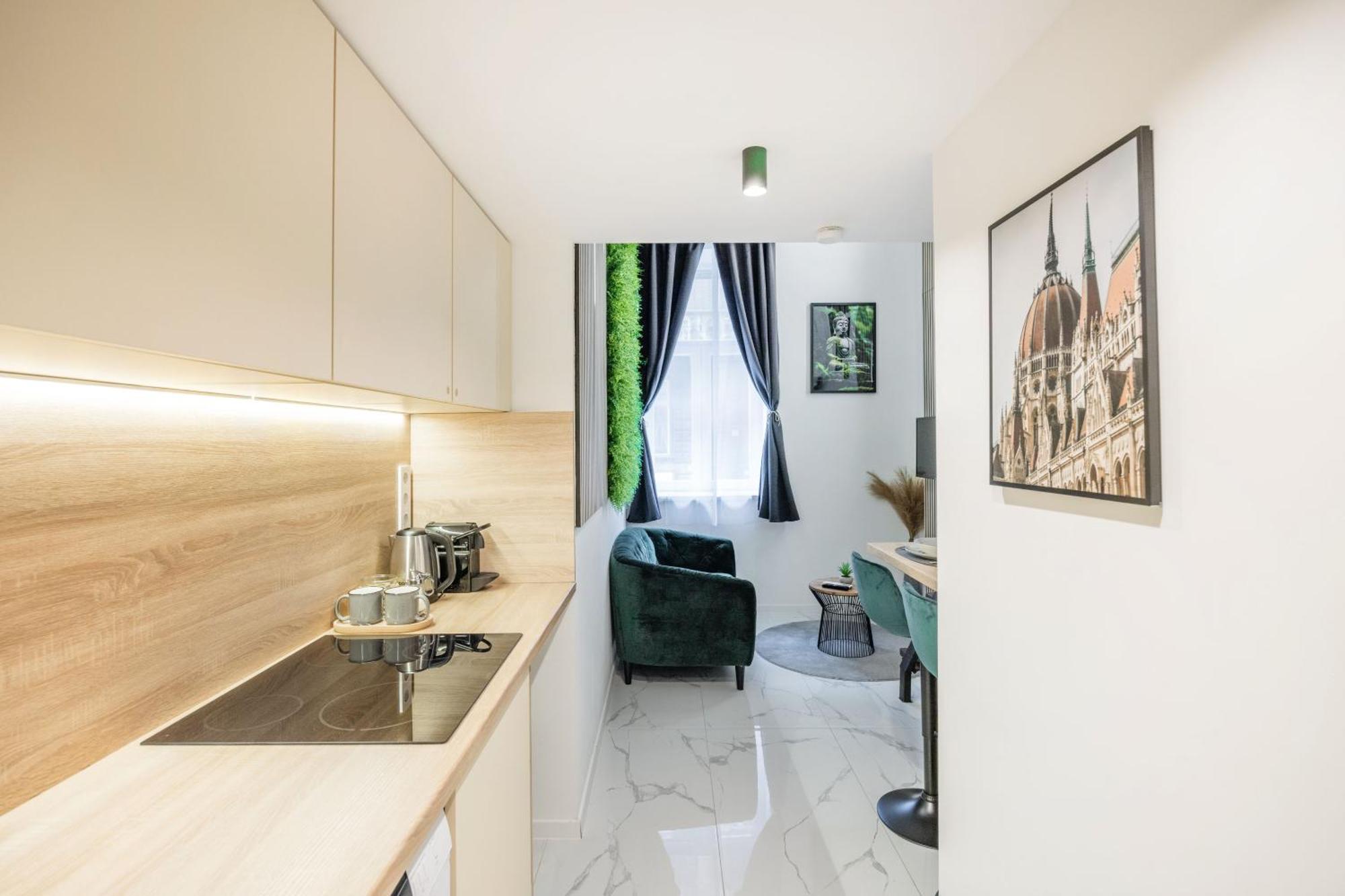 Modern Downtown Oasis Lejlighed Budapest Eksteriør billede